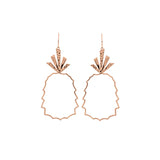 European and American fashion pineapple fruit earrings