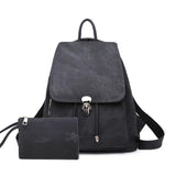 Imitation Denim Pattern Backpack