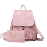 Imitation Denim Pattern Backpack