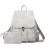 Imitation Denim Pattern Backpack