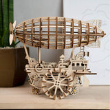 F&S 3D Puzzle Brain Teaser Games Wooden Laser-Cut Air Vehicle Kits Engineering Toys STEM Learning Kits Mechanical Gears Set