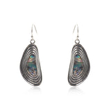 European and American fashion personality explosion models natural color shell earrings