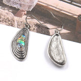 European and American fashion personality explosion models natural color shell earrings