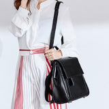 Fashion Oil Wax Leather Backpack
