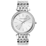 Double Row Rhinestone Frame Women's Watch