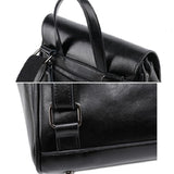 Fashion Oil Wax Leather Backpack