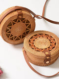 Vintage Rattan Hollow Bag