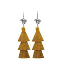 Sunflower Pattern Earrings