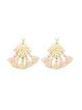 Hand-knitted Tassel Earrings