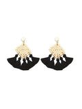 Hand-knitted Tassel Earrings