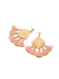 Hand-knitted Tassel Earrings
