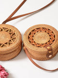 Vintage Rattan Hollow Bag