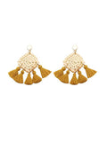 Hand-knitted Tassel Earrings
