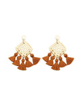 Hand-knitted Tassel Earrings