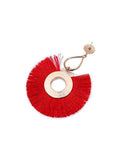 Big Circle Tassel Earrings