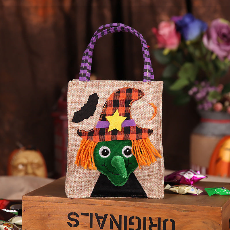 Forsweetheart Halloween decorations children's gifts candy bags creative ghosts props sugar bags handbags