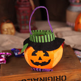 Forsweetheart Halloween Decoration Children's Gift Candy Bag Creative Sugar Bag Three-dimensional Pumpkin Tote Bag Decoration