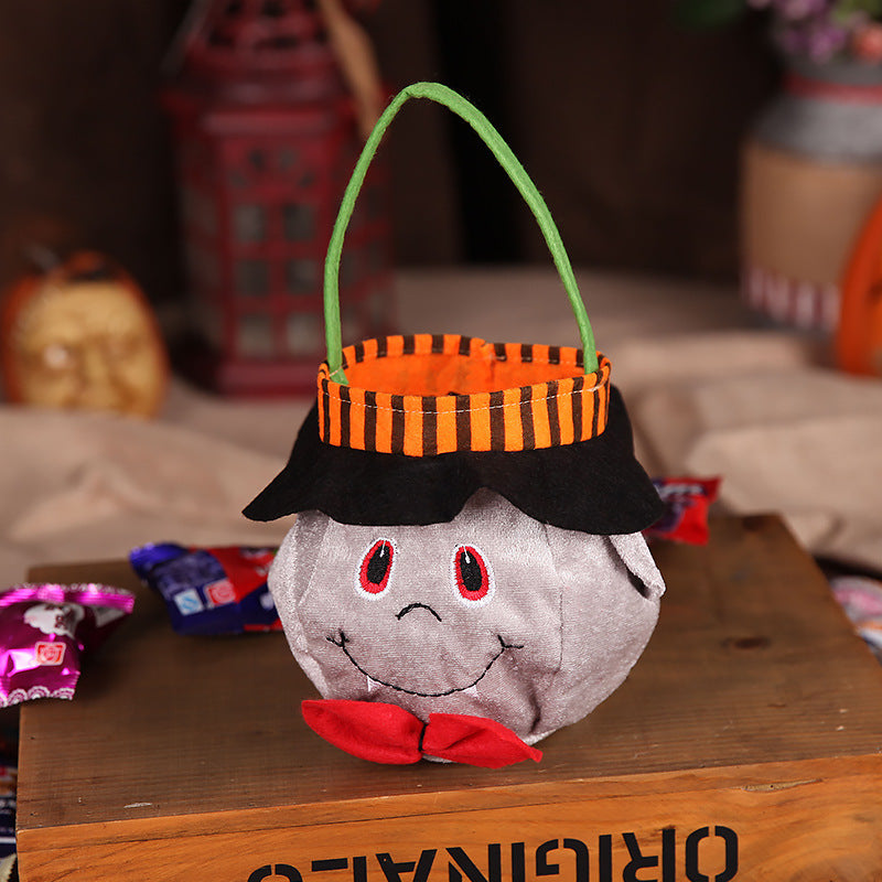 Forsweetheart Halloween Decoration Children's Gift Candy Bag Creative Sugar Bag Three-dimensional Pumpkin Tote Bag Decoration