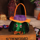 Forsweetheart Halloween Decoration Children's Gift Candy Bag Creative Sugar Bag Three-dimensional Pumpkin Tote Bag Decoration
