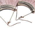 Fan-shaped Tassel Earrings