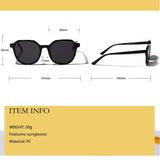 Transparent Large Frame Sunglasses