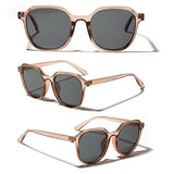 Transparent Large Frame Sunglasses