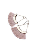 Fan-shaped Tassel Earrings