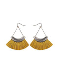 Fan-shaped Tassel Earrings