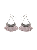 Fan-shaped Tassel Earrings
