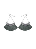 Fan-shaped Tassel Earrings