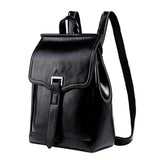 Oil Wax Leather Women's Backpack