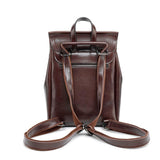 Oil Wax Leather Women's Backpack