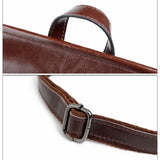 Oil Wax Leather Women's Backpack