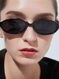 Oval Frame Small Sunglasses
