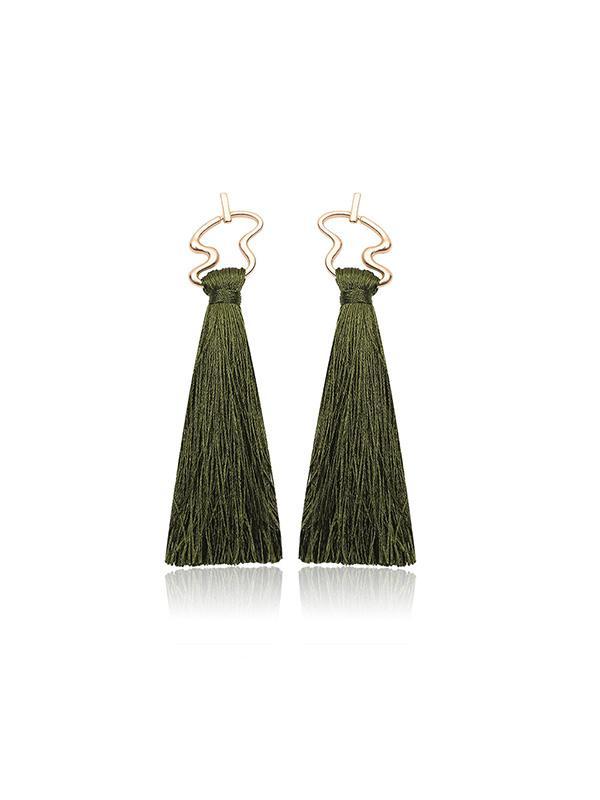 Ethnic Style Tassel Earrings