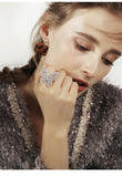 Simple and stylish wild butterfly opening ladies ring