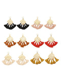 Hand-knitted Tassel Earrings
