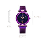 Starry Dial Magnetic Strap Women's Watch