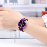 Starry Dial Magnetic Strap Women's Watch