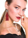 Sunflower Pattern Earrings