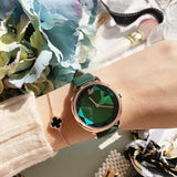 Fashion trend wild casual leather strap ladies watch