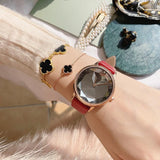 Fashion trend wild casual leather strap ladies watch