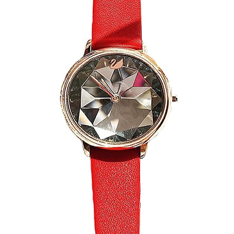 Fashion trend wild casual leather strap ladies watch