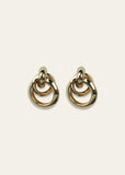 Bright Golden Combined Earrings