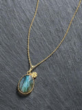 Shining Labradorite Necklace