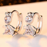 2019 New Fashion AAA Cubic Zirconia Cute Clip Earrings Best Gifts for Women Girl Free Shipping