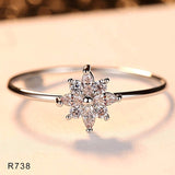 2019 New Fashion Wave Rings for Women Mini Micro Pave AAA Cubic Zirconia Wedding Jewelry Free Shipping