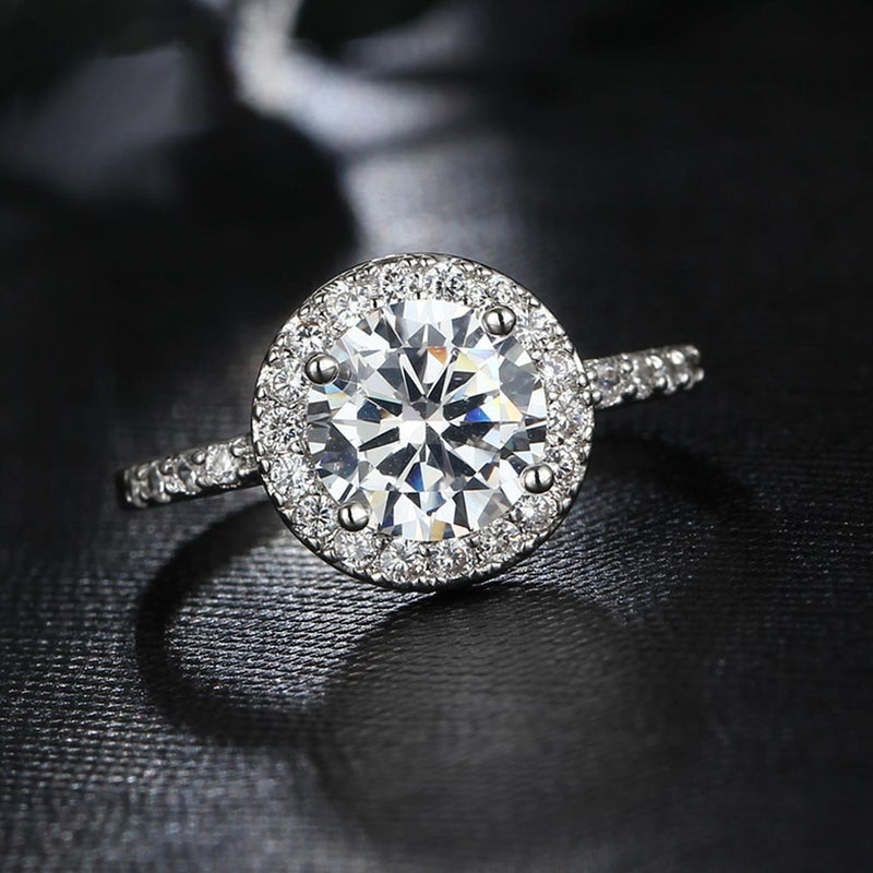 Cubic Zirconia Fashion Rings  For Women Wedding Fashion Jewelry