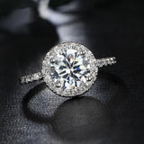 Cubic Zirconia Fashion Rings  For Women Wedding Fashion Jewelry