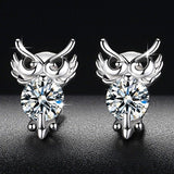 Cute Animal Owl Earrings for Women Siver Color 2018 New Fashion Jewelry Women Accessories Free Shipping